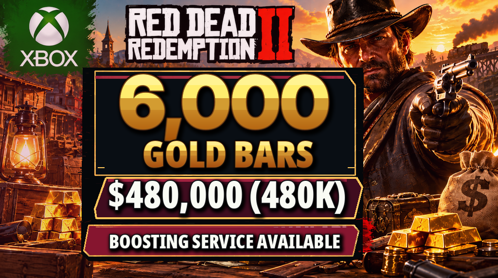 💠🚀 RDR2 Ultimate Xbox Package | 6000 Gold Bars with $480,000 Cash 🏆✨