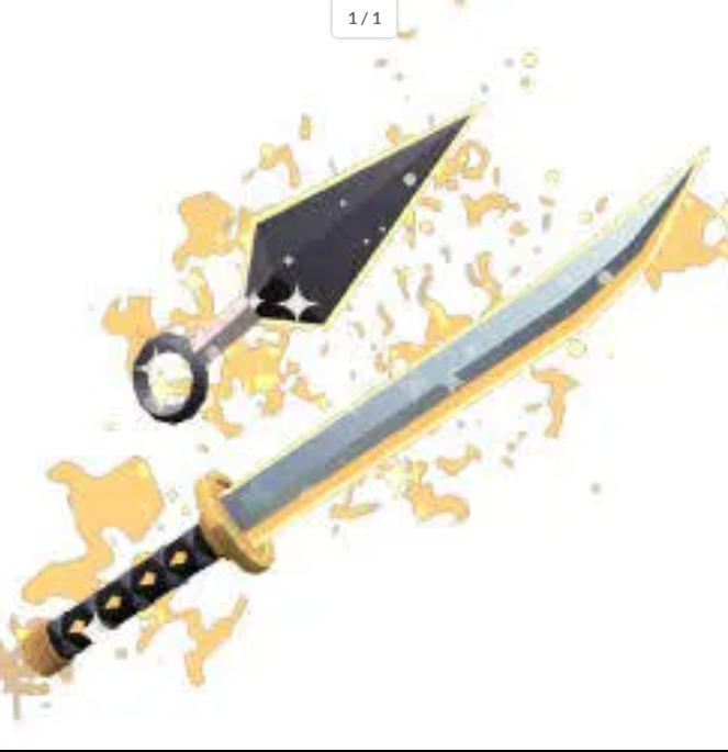 katana & kunai set