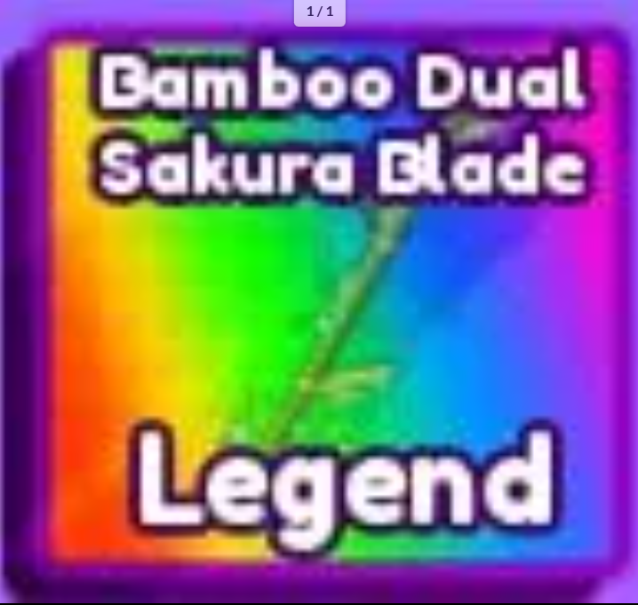 bamboo dual sakura blade - baddies