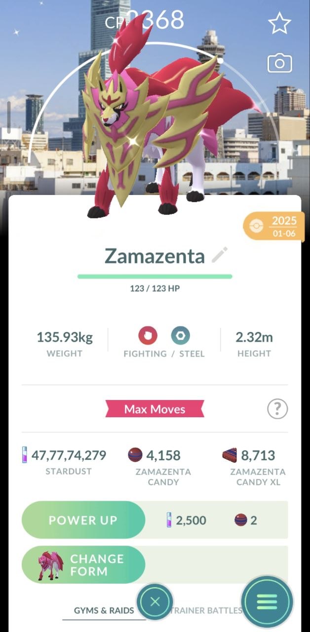 ✨Shiny Zamazenta Osaka Background - Trade20K/1M ( Read Description ) ✨