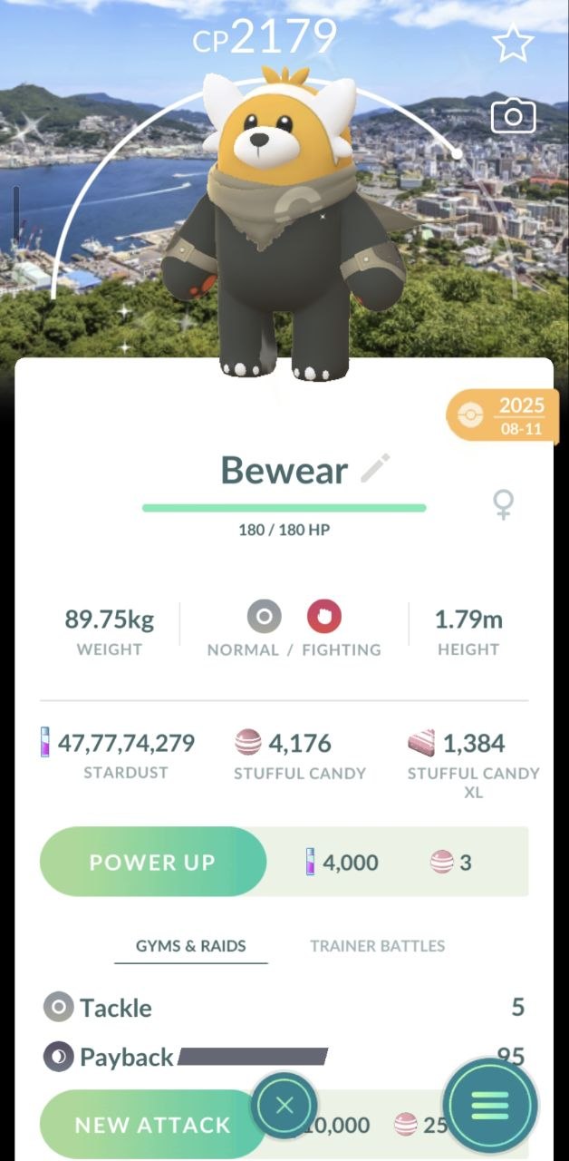 ✨Shiny Cape Bewear Nagasaki Background - Trade20K/1M ( Read Description ) ✨