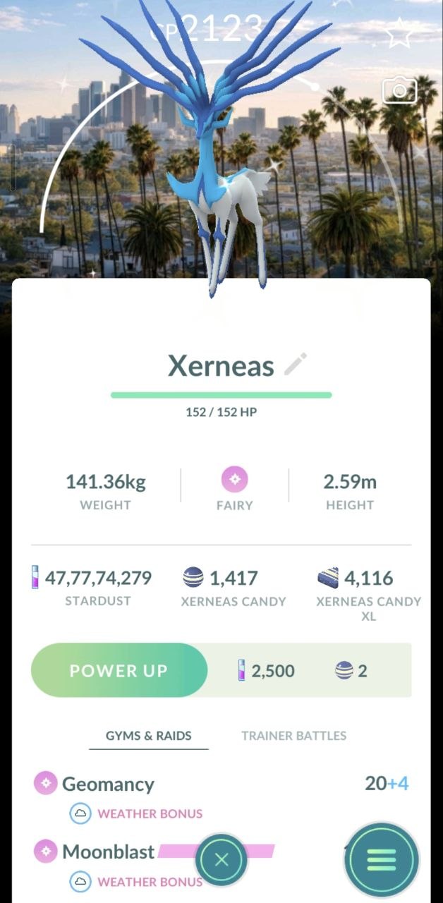 ✨Shiny Xerneas Los Angeles Background - Trade20K/1M ( Read Description ) ✨