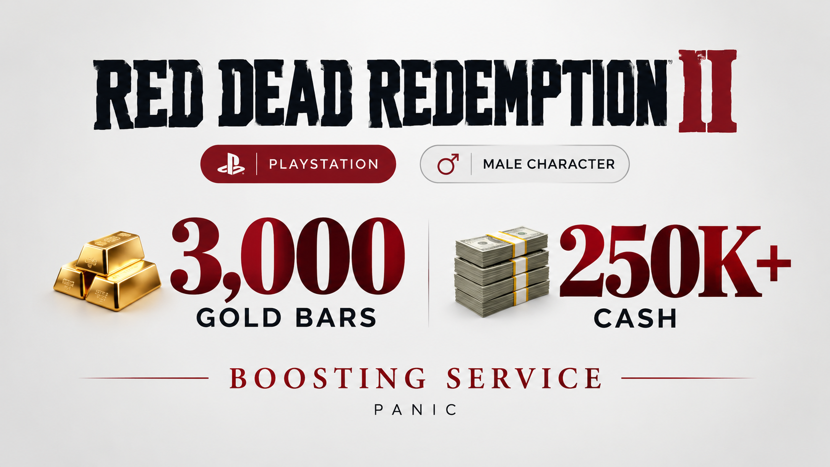 PS5 🪙 3,000 Gold Bars 💰 $250K+ Cash | Boost Package