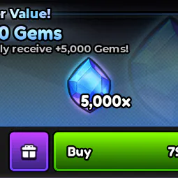 Anime Expeditions > 5,000 Gems(799R)