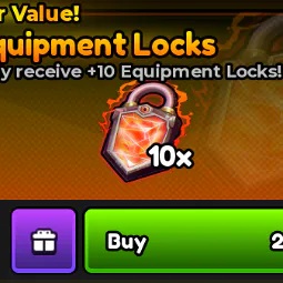Anime Expeditions > 10 Equipment Locks(249R)