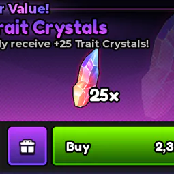 Anime Expeditions > 25 Trait Crystals(2399R)