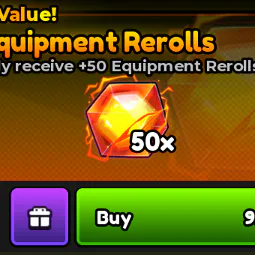 Anime Expeditions > 50 Equipment Rerolls(999R)