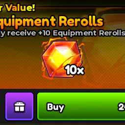 Anime Expeditions > 10 Equipment Rerolls(249R)