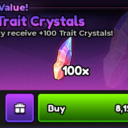 Anime Expeditions > 100 Trait Crystals(8199R)