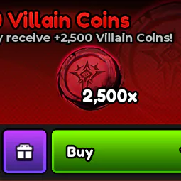 Anime Expeditions > 2,500 Villain Coins(199R)