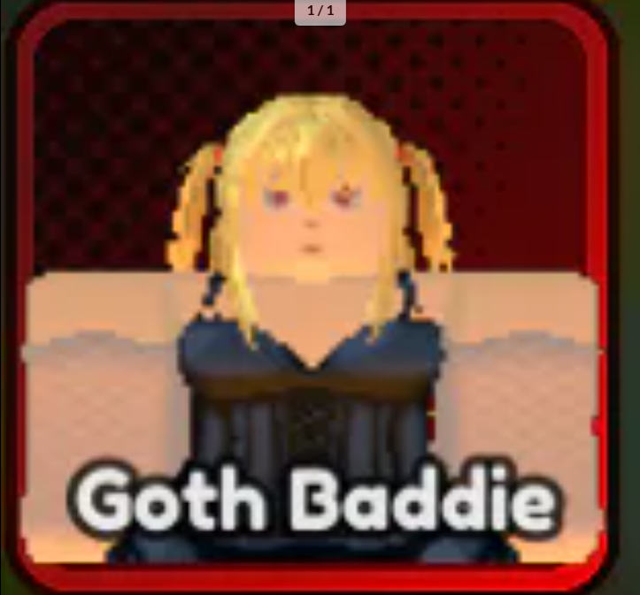 Goth Baddie Skin | Anime Last Stand