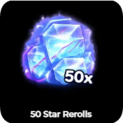 50 Star Rerolls [999R] ⚡ Send via Gift 🎁 - Instant Delivery(24/7 Online 🚀)