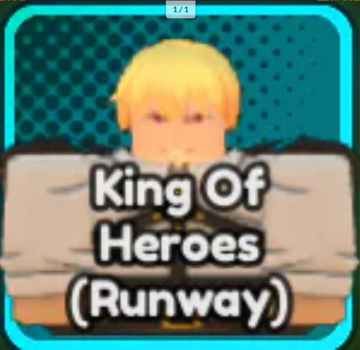 King of Heroes ( Runway ) Skin - Anime Last Stand