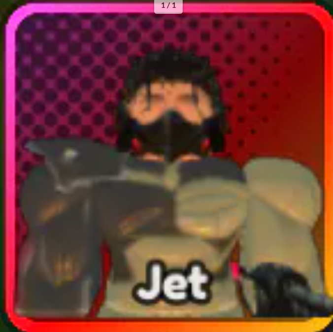 Jet Skin - ALS | Anime Last Stand |⏰10 Mins 📦Delivery When Im Available