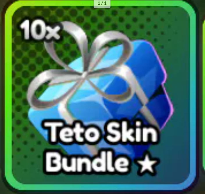 Teto Skin Bundle - ALS | Anime Last Stand |⏰10 Mins 📦Delivery When Im Available