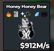 BS15663 Honey Honey Bear Yin Yang 912M/s