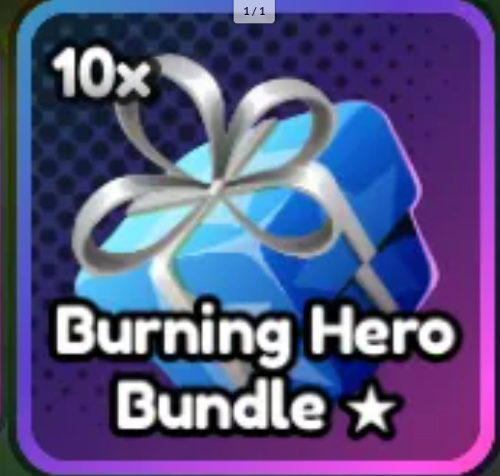 Burning Hero Bundle - ALS | Anime Last Stand |⏰10 Mins 📦Delivery When Im Available