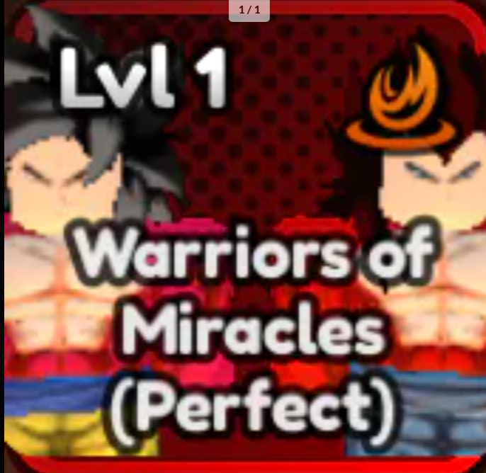 Evolved Warriors Of Miracles - ALS | Anime Last Stand | ⏰10 Mins 📦Delivery When Im Available