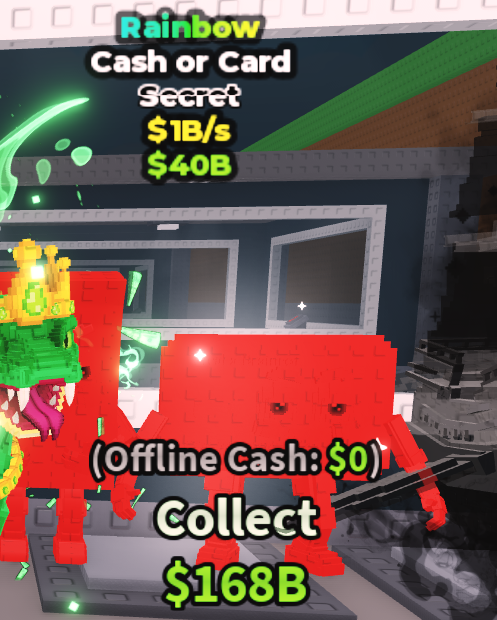 Rainbow Cash or Card 1B/s