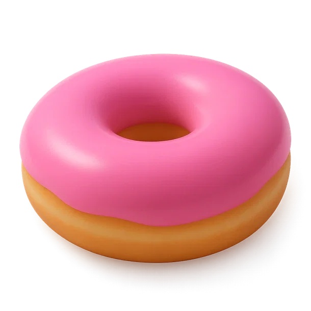 Donut Throw Toy