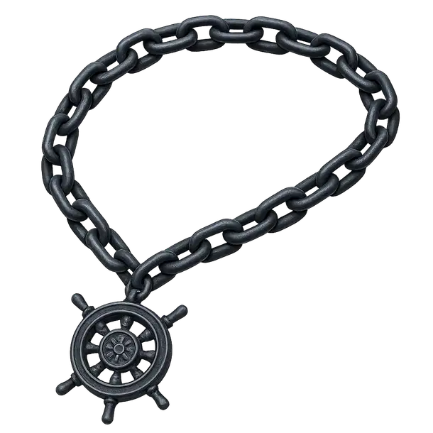 Ship Wheel Necklace