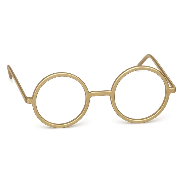 Gold Circle Glasses