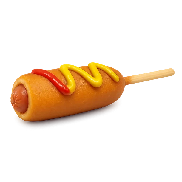Corndog Mustache