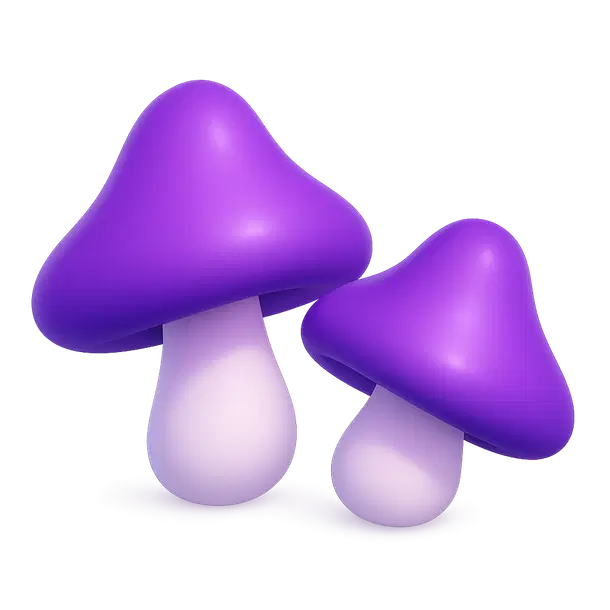Purple Mushrooms