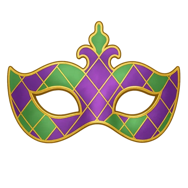 Purple Masquerade Mask
