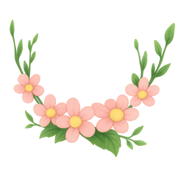 Flower Wreath Pin