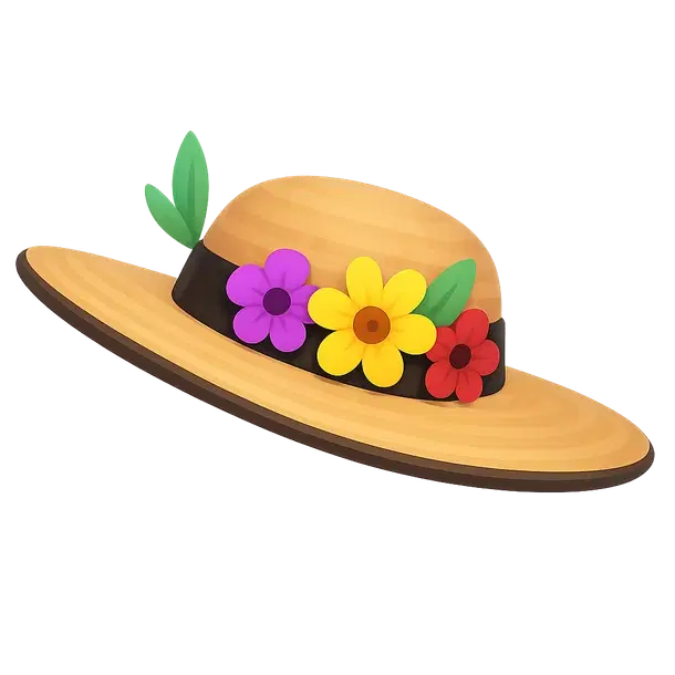 Flowery Sunhat