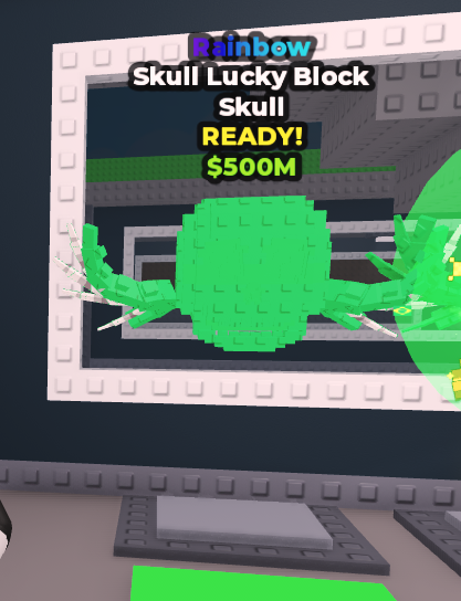 Rainbow Skull Lucky Block