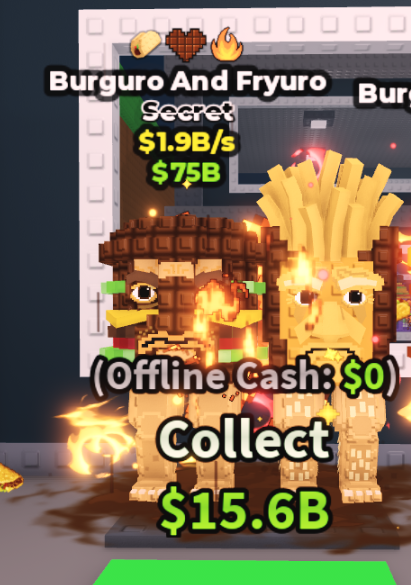 BURGURO AND FRYURO 1.9B/S (TACO, CHOCO, FIRE) #M8XF2R