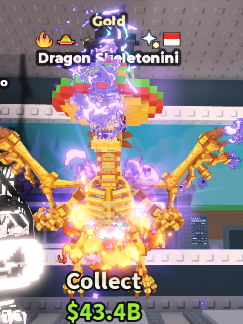 GOLD DRAGON SKELETONINI 8.6B/S (INDO, FIRE, SOMBRERO, EXPLOSIVE, SPIDER, MATTEO, COMET) #X4HT6M