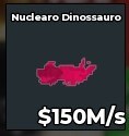 BS15741 Nuclearo Dinossauro Rainbow 150M/s