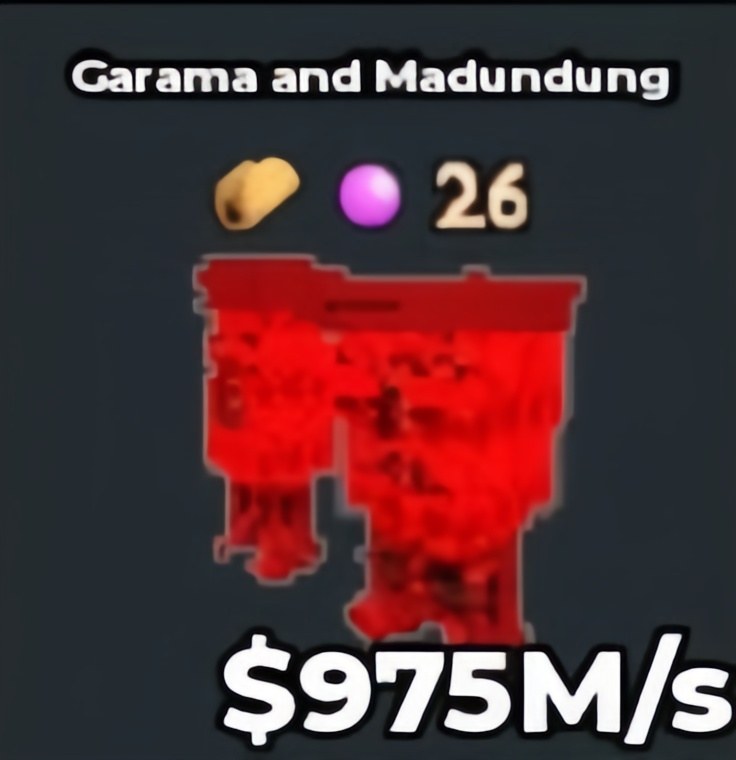 BS15769 Garama and Madundung With 26 Rare Traitss Cursed 975M/s