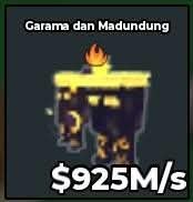 BS15774 Garama and Madundung Eclipse 925M/s