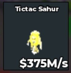 BS15779 Tictac Sahur Divine 375M/s