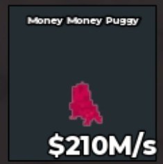 BS15820 Money Money Puggy Rainbow 210M/s