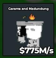 BS15866 Garama and Madundung Yin Yang 775M/s