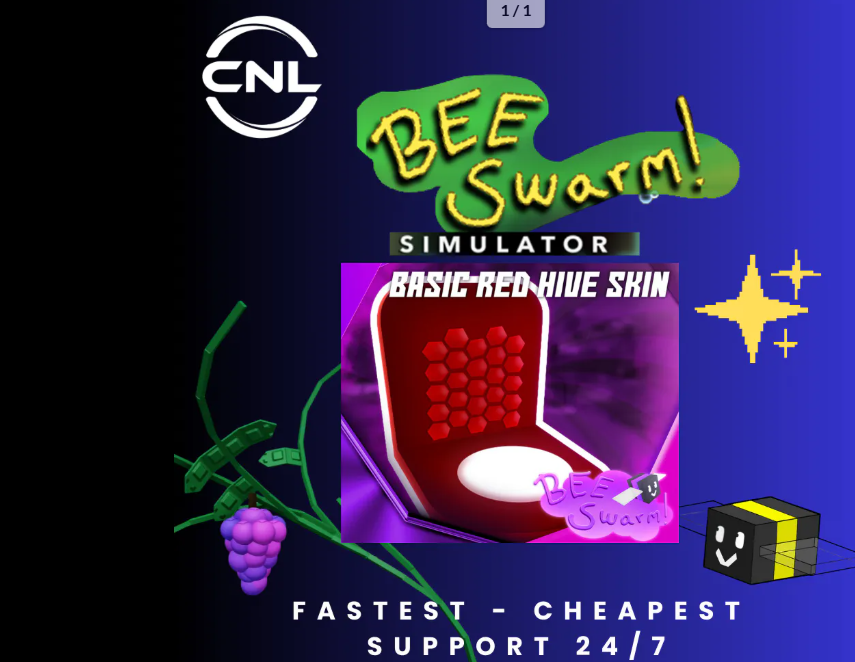 Bee Swarm Simulator | Basic Red Hive Skin | RBL
