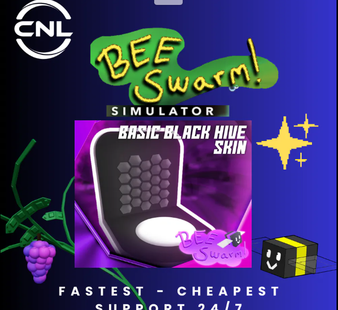 Bee Swarm Simulator | Basic Black Hive Skin | RBL