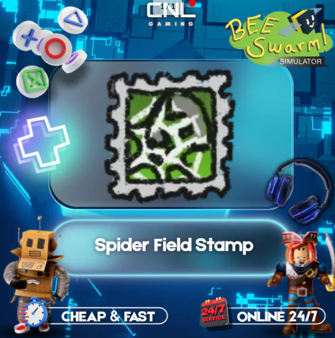 Bee Swarm Simulator | Spider Field Stamp