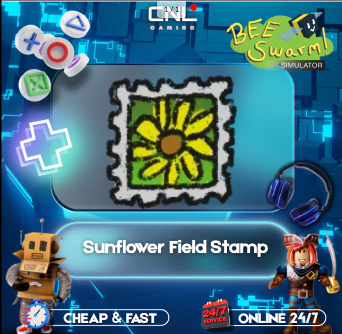 Bee Swarm Simulator | Sunflower Field Stamp