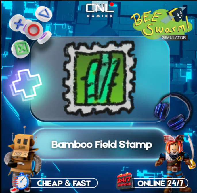 Bee Swarm Simulator | Bamboo Field Stamp