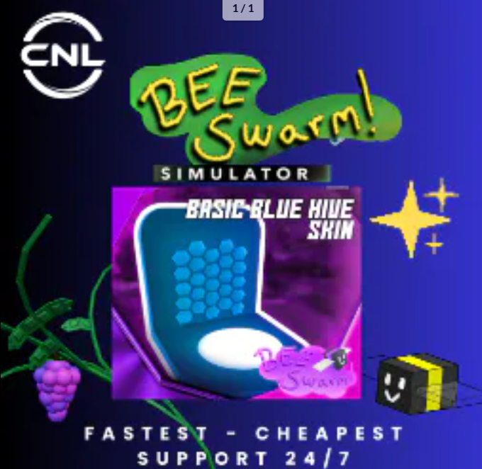 Bee Swarm Simulator | Basic Blue Hive Skin | RBL