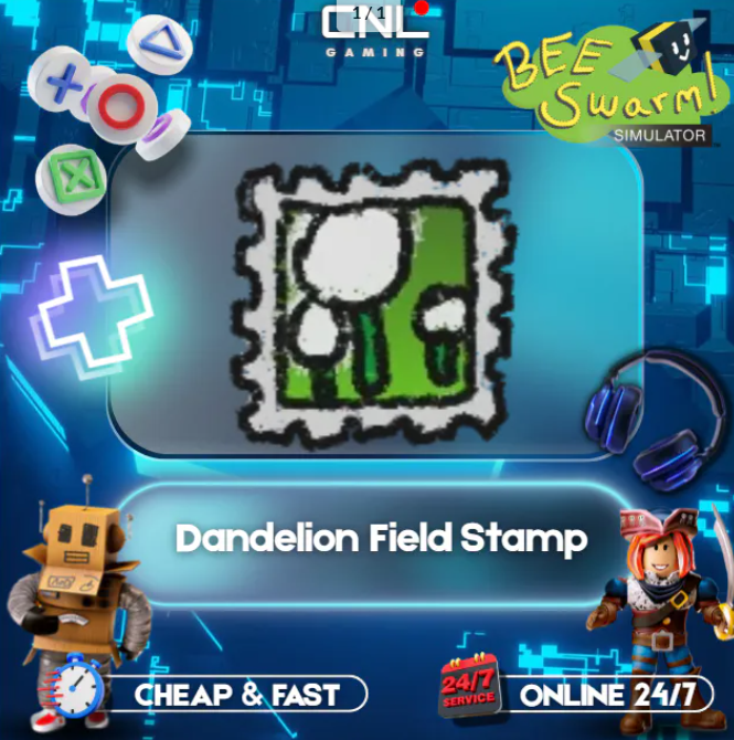 Bee Swarm Simulator | Dandelion Field Stamp