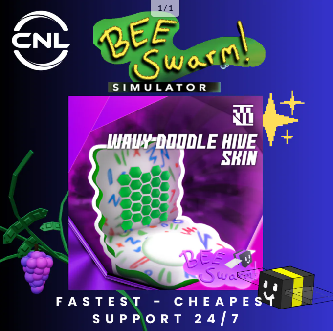 Bee Swarm Simulator > Wavy Doodle Hive Skin > RBL