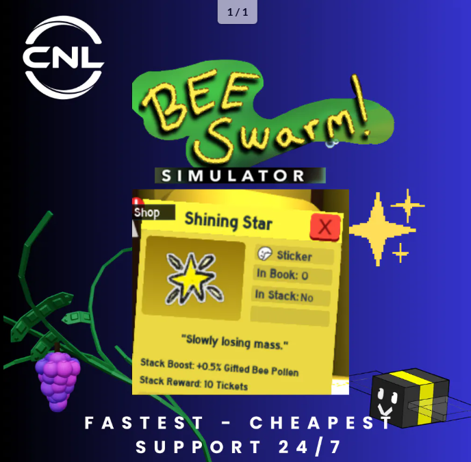 Bee Swarm Simulator | Shining Star | RBL