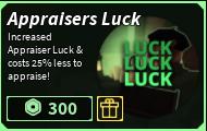 Fisch - Appralsers Luck【300R】